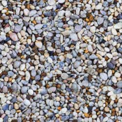 multicolor river pebbles seamless texture