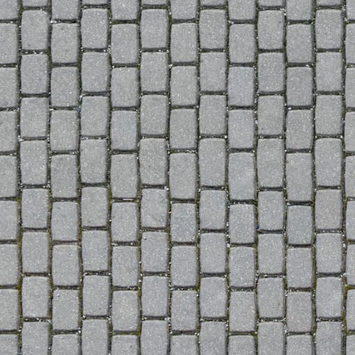 rectangular concrete brick pavement with grass pavement seamless texture
