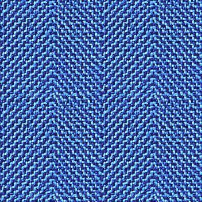 Blue tweed zigzag carpet