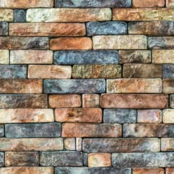 Multicolored stone wall seamless texture