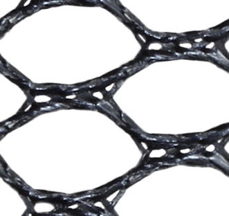 Weaved plastic net texture