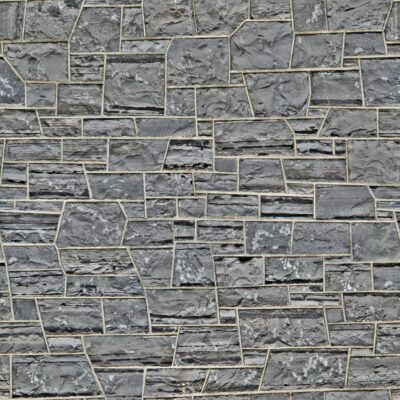 Grouted natural stone