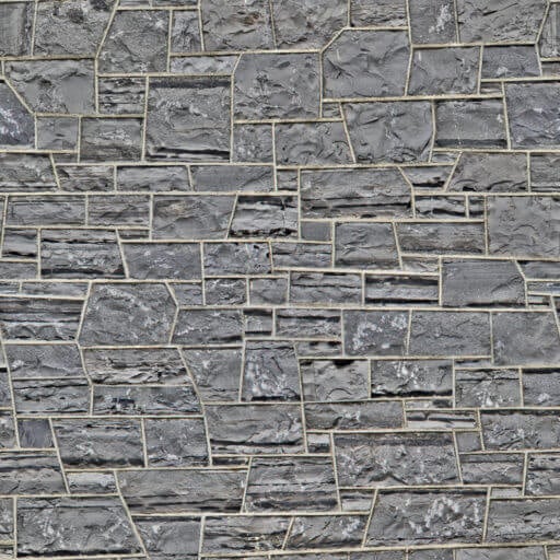 Grouted natural stone