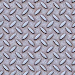 Diamond patterned metal plate - seamless texture