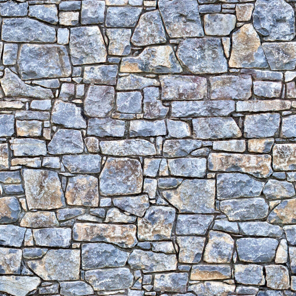 Stone wall with different size and shape - Free Seamless Textures.