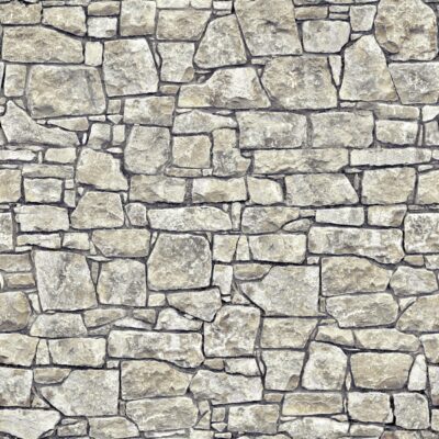 stone wall with mortar - seamless texture