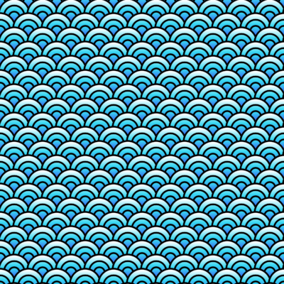 Japanese waves pattern