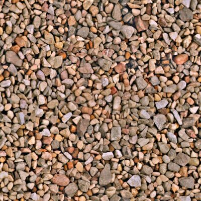 Multicolor mixed pebbles and gravels