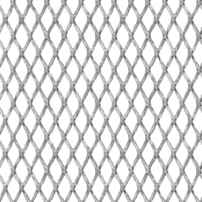 Expanded aluminum grille mesh