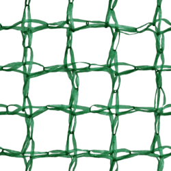 Green plastic net for potato packaging