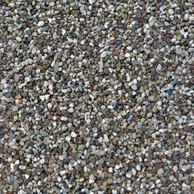 Round pebbles seamless texture