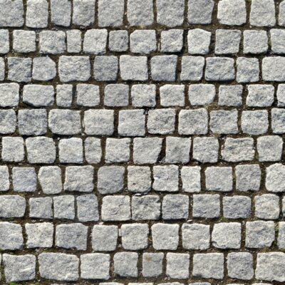 Large stone pavement seamless texture