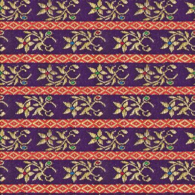 Multicoloured embroidery floral cloth from Netherland