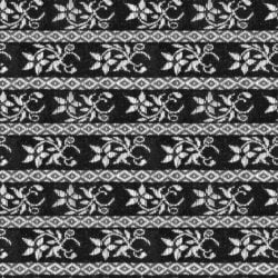black and white hand embroidery seamless texture