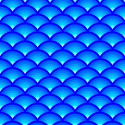 Gradient abstract wave pattern