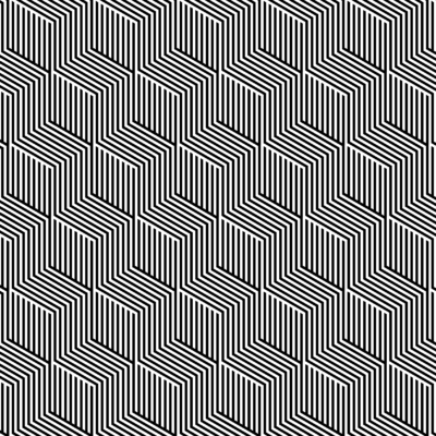 Isometric cubes stripes