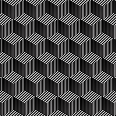 Isometric cubes stripes with shades