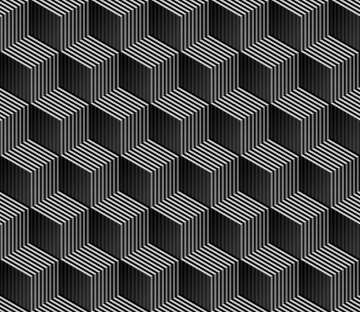Isometric cubes stripes with shades