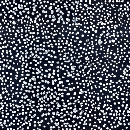 Hand Painted polka dots pattern