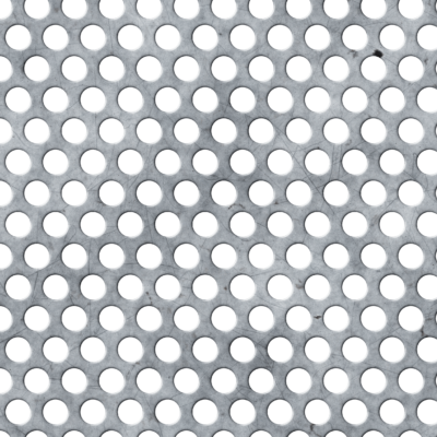Scratched Worn Perforated Metal Sheet