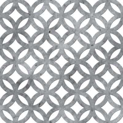 Geometric Perforated Metal Panel