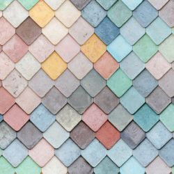 multi coloured tiles