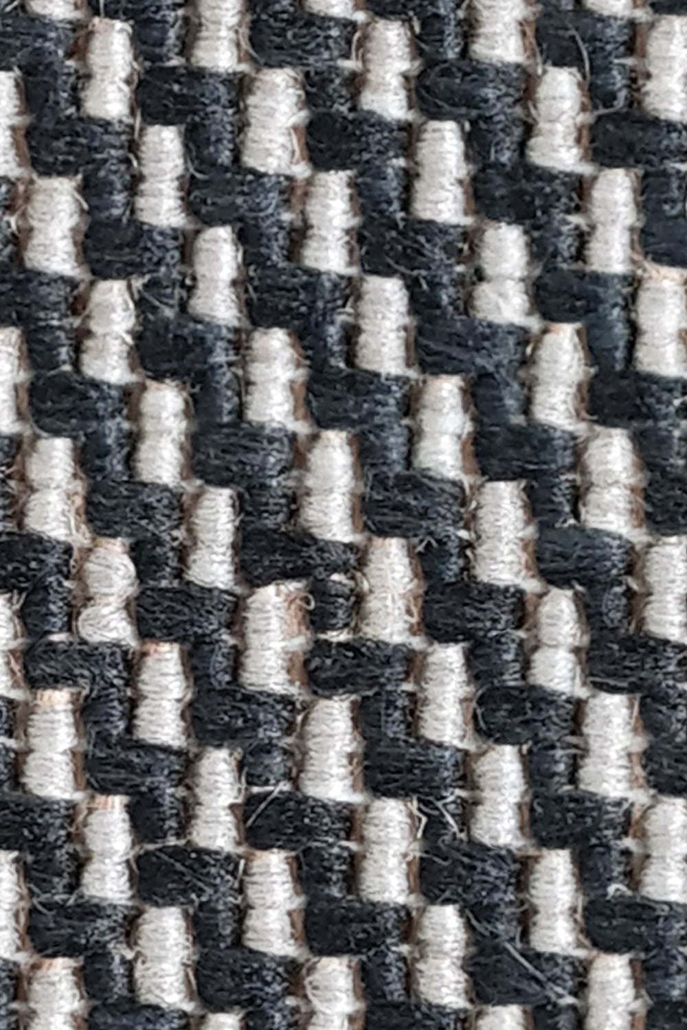 modern abstract black and white carpet close-up