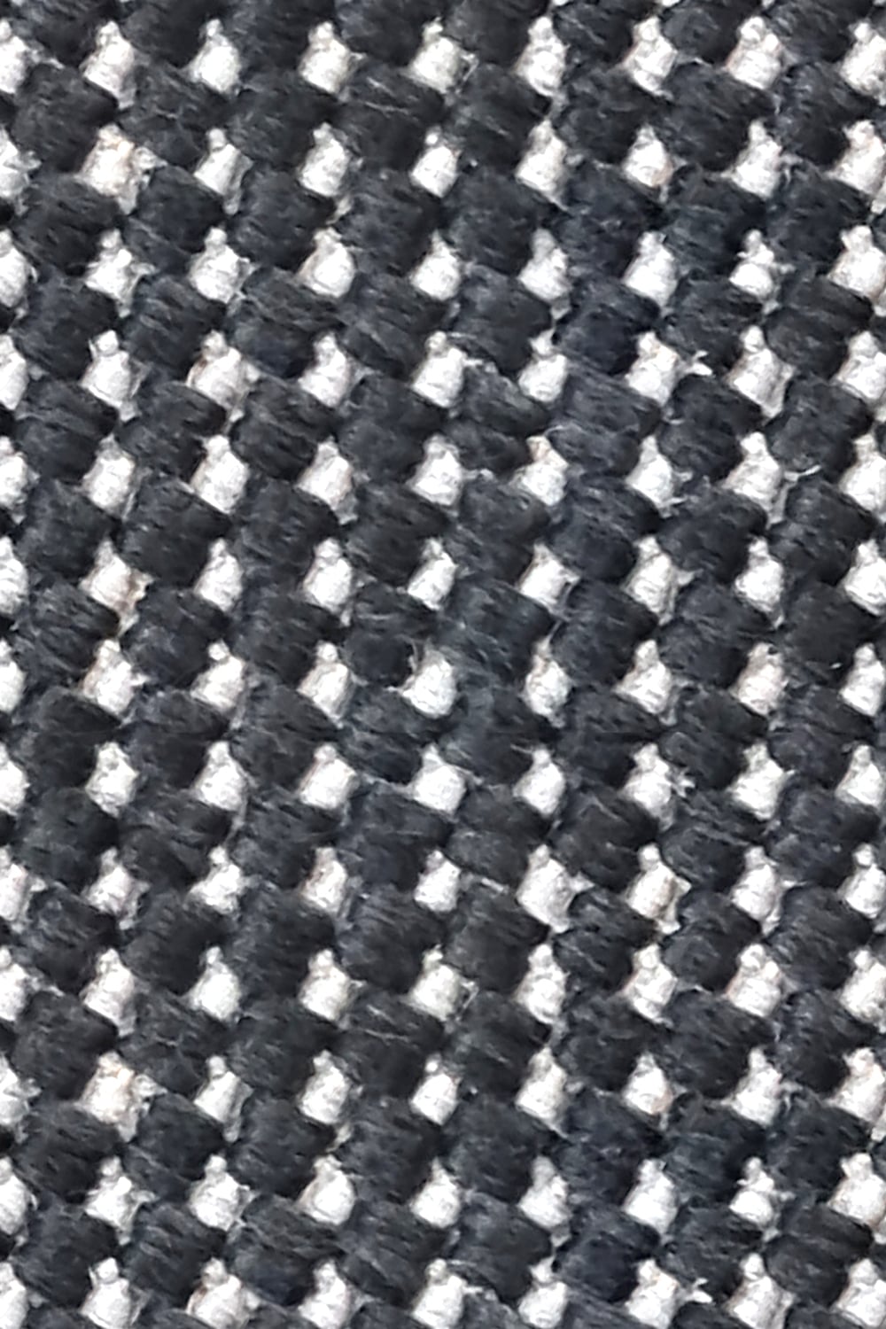 black and white carpet pattern close-up
