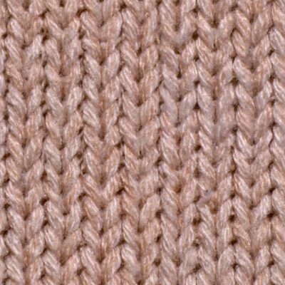Knitted cloth with super bulky yarn