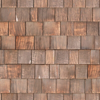 Aged Vertical Wooden Shingles