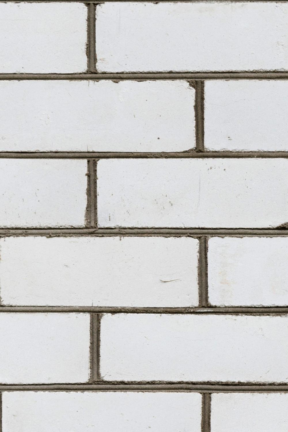 White Foam Concrete Brick Wall