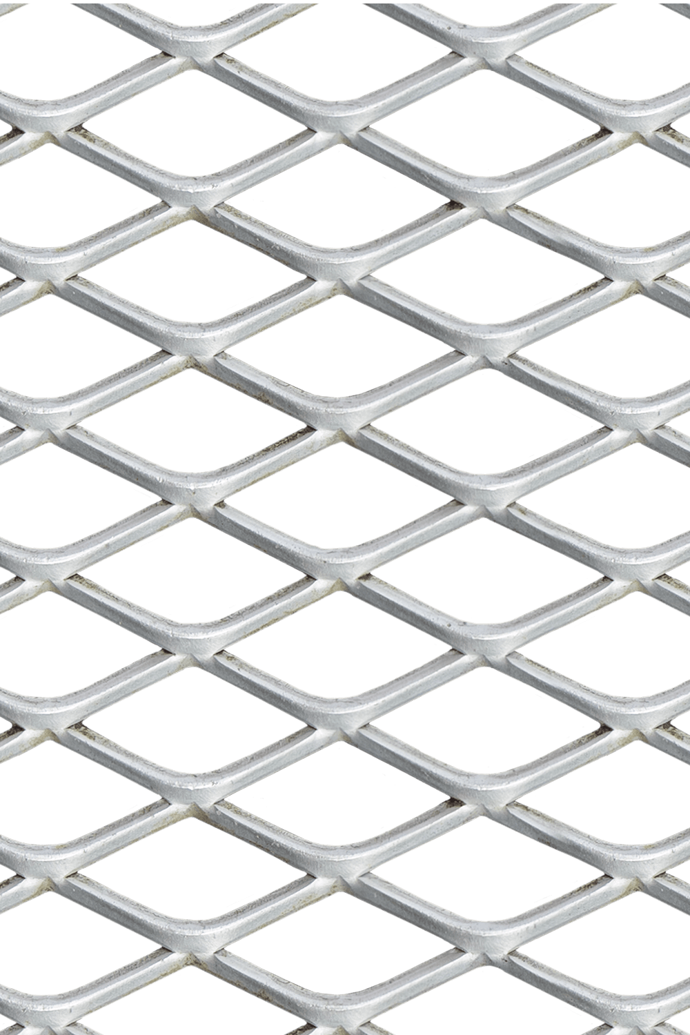 stretched metal mesh close-up