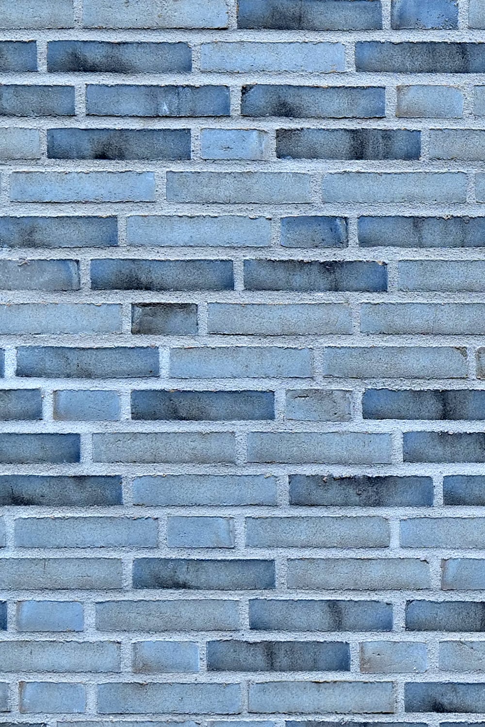 Monochrome Black & White Decorative Brick Wall, close-up