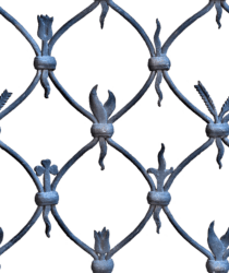 Old Wrought Iron Gate seamless texture
