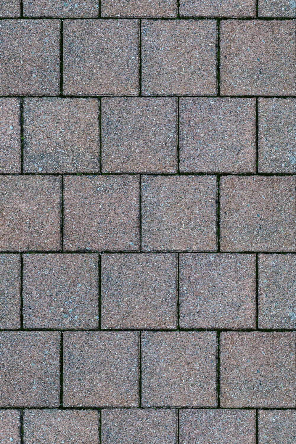 Square stone pavement close-up