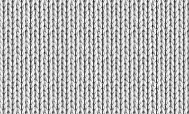 White knitted polyester fabric