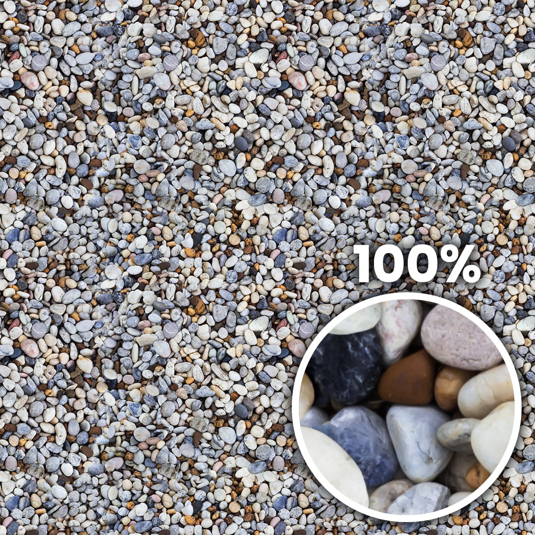 Tiling preview of a field of colorful round pebbles and stones