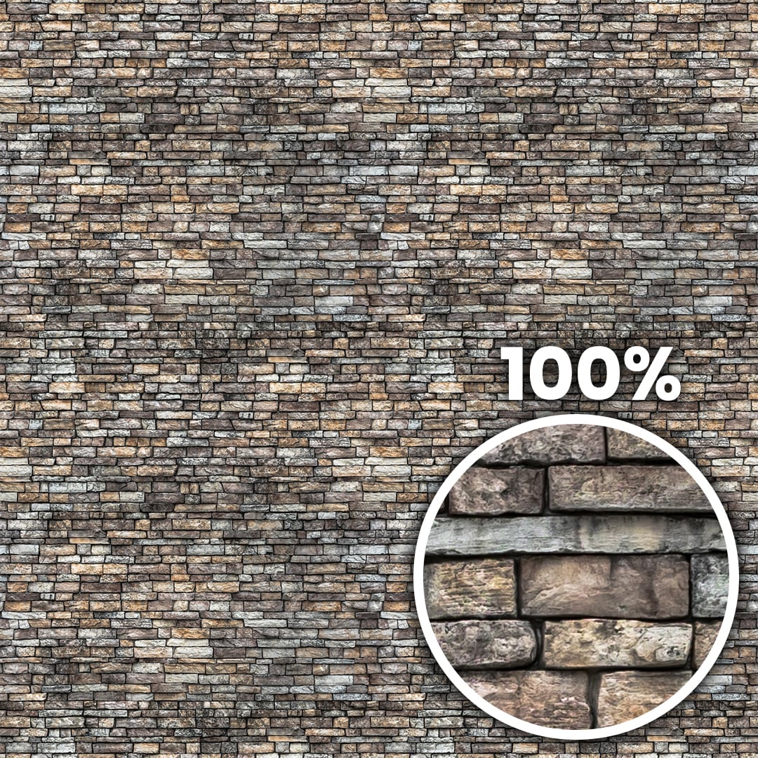 Tiling preview of a warm rectangular stone wall