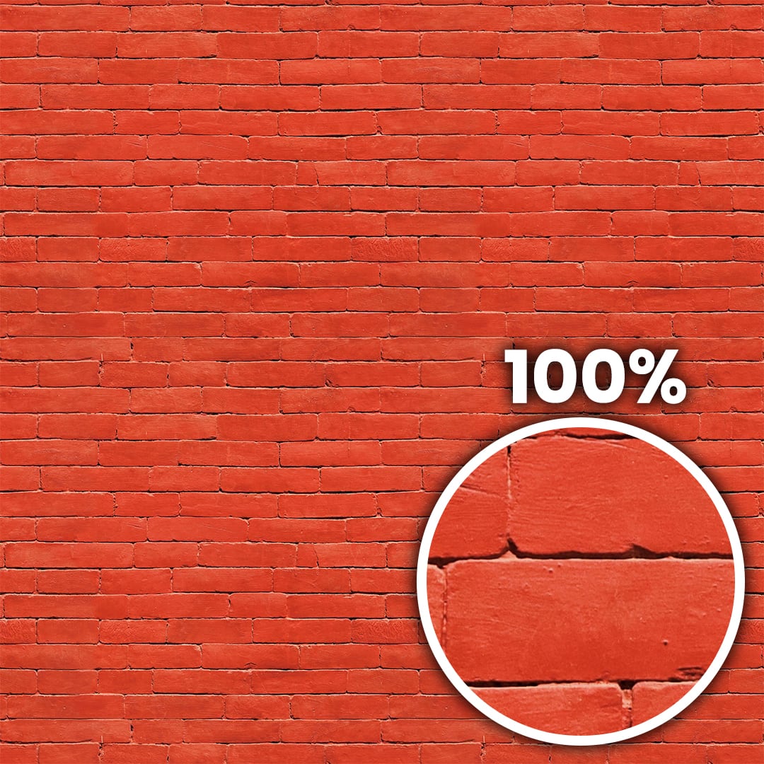 Tiling preview of a red painted brick wall