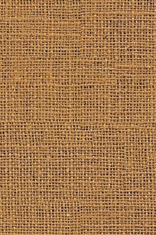 Close-up of a burlap fabric