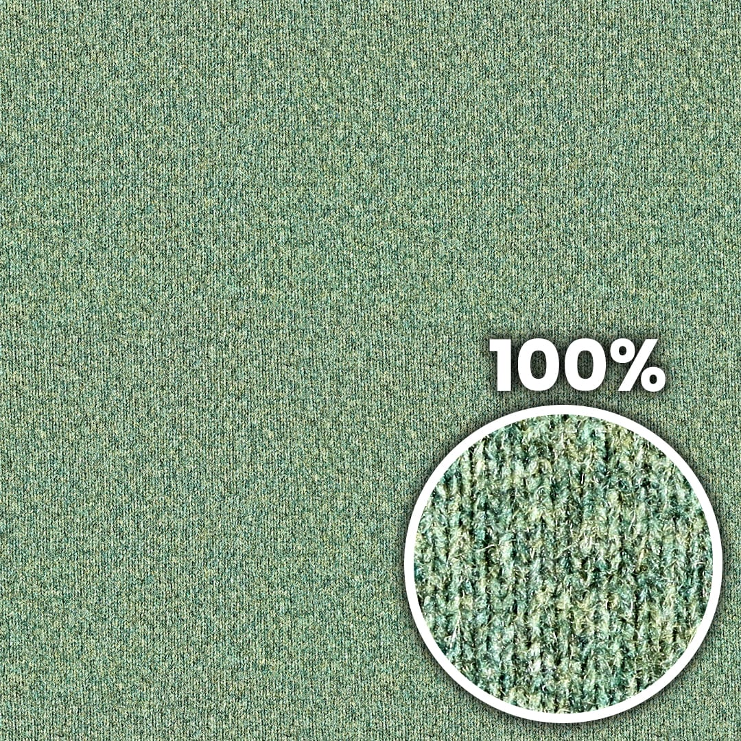 Tiling preview of a green fine knitted fuzzy pullover
