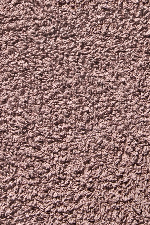 Close-up of a brown fluffy cotton towel