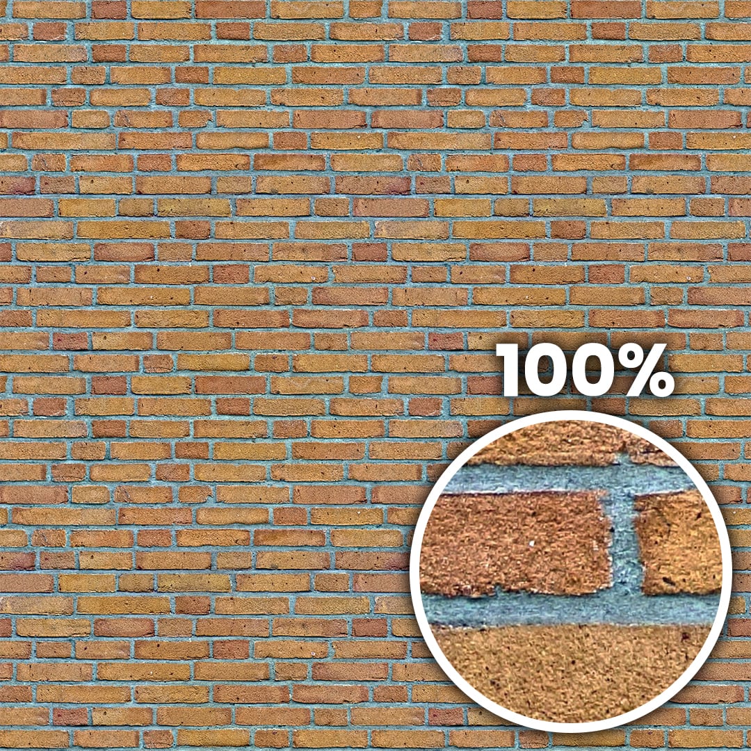 Tiling preview of a light brown brick wall with abrasive surface