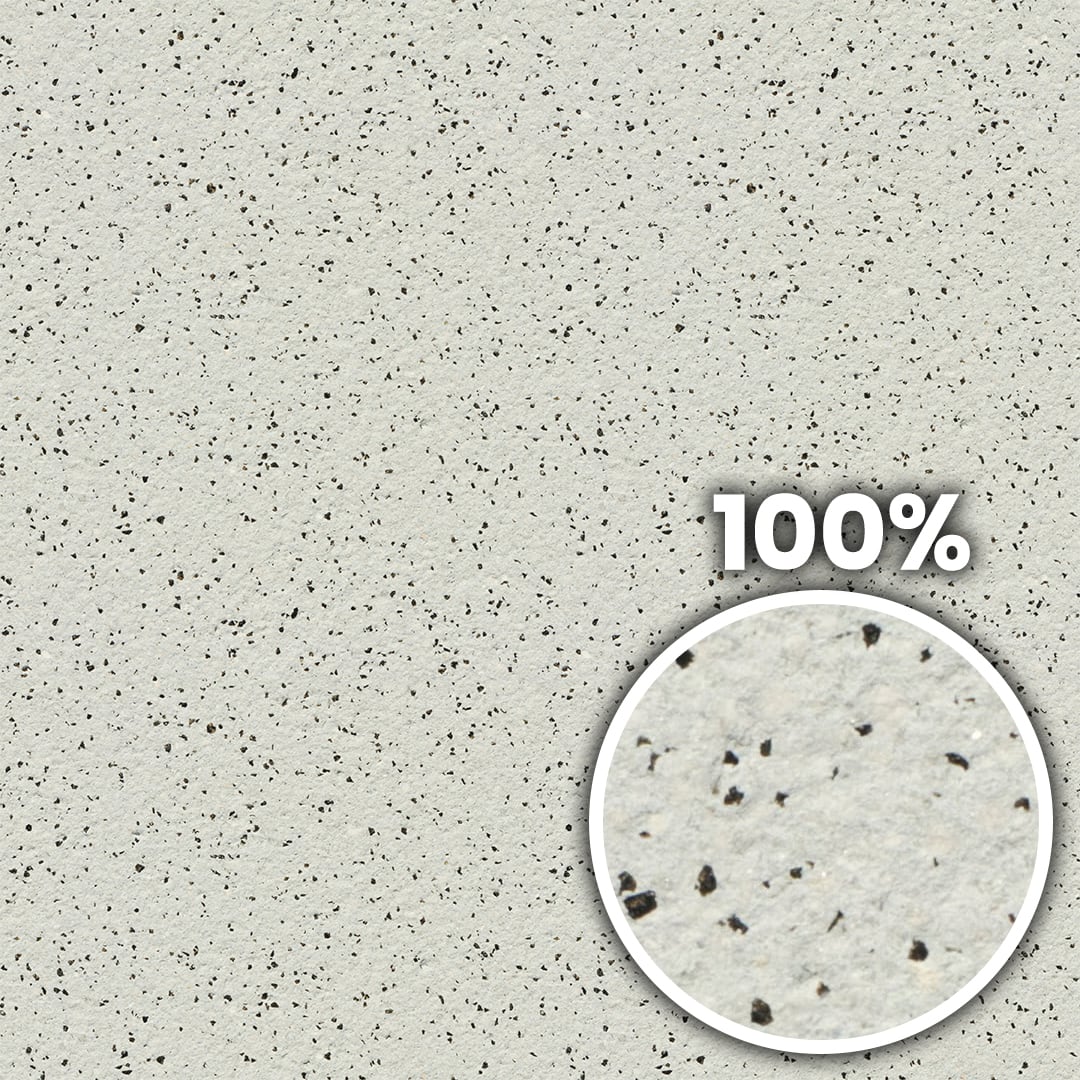 Tiling preview of a decorative white plaster with black specs