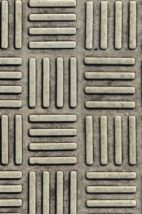 Dirty Non Slip Metal Plate