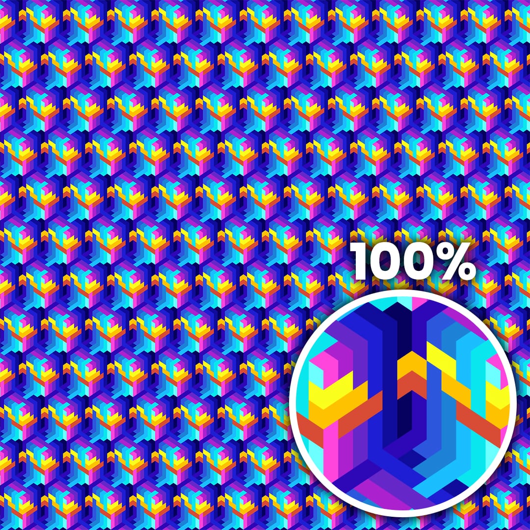 Tiling preview of multicoloured woven ribbons