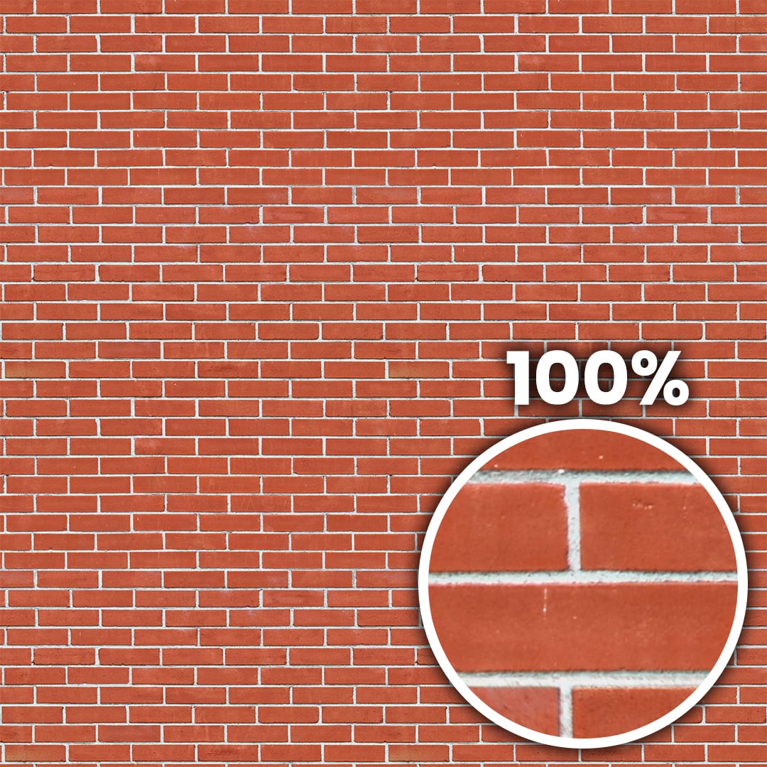 Tiling preview of a decorative clean red brick wall