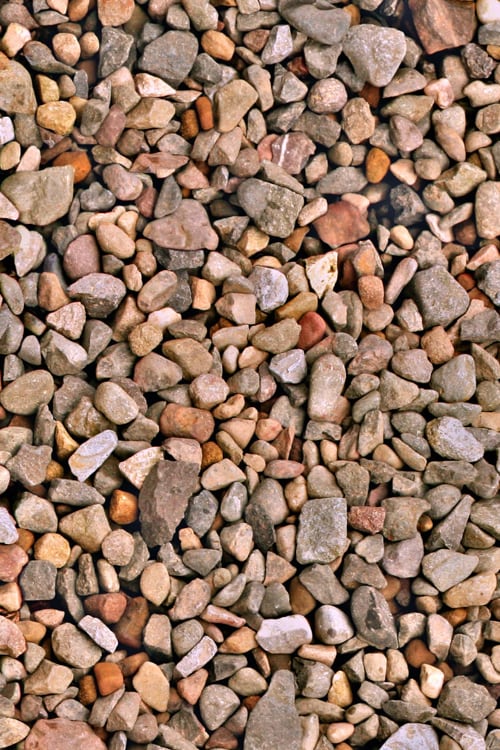 Natural Multicolor Pebbles and Gravel