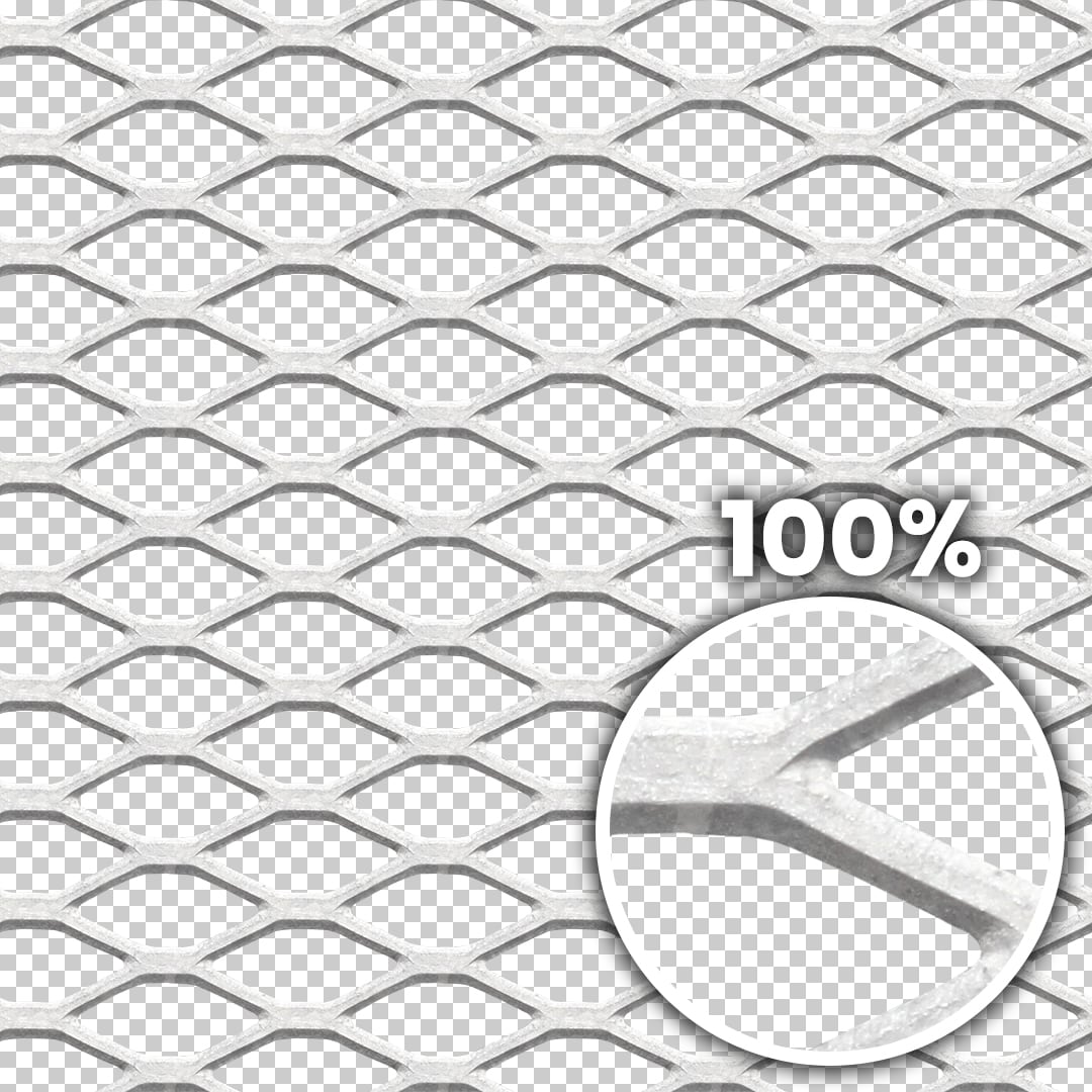 Tiling preview of a heavy duty steel grille mesh