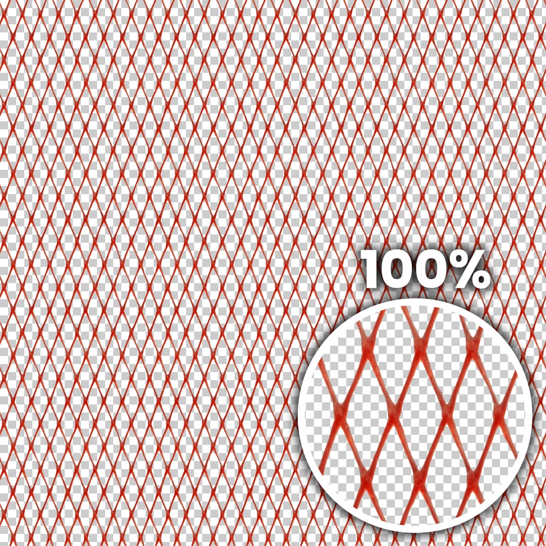 Tiling preview of a red plastic net for vegetable packaging